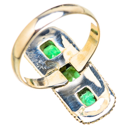 Zambian Emerald Rings handcrafted by Ana Silver Co - RING127611 - Photo 3