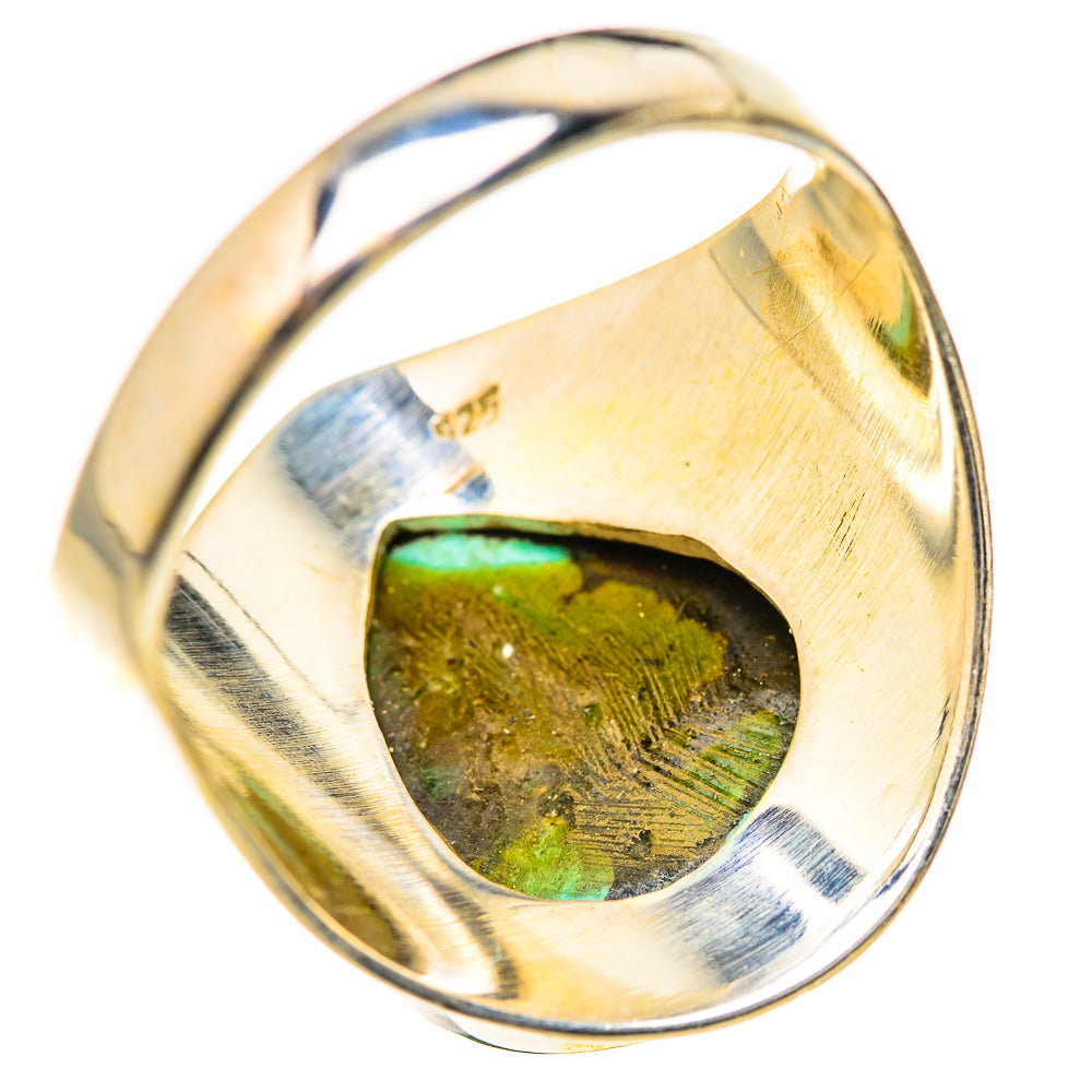 Tibetan Turquoise Rings handcrafted by Ana Silver Co - RING127612 - Photo 3