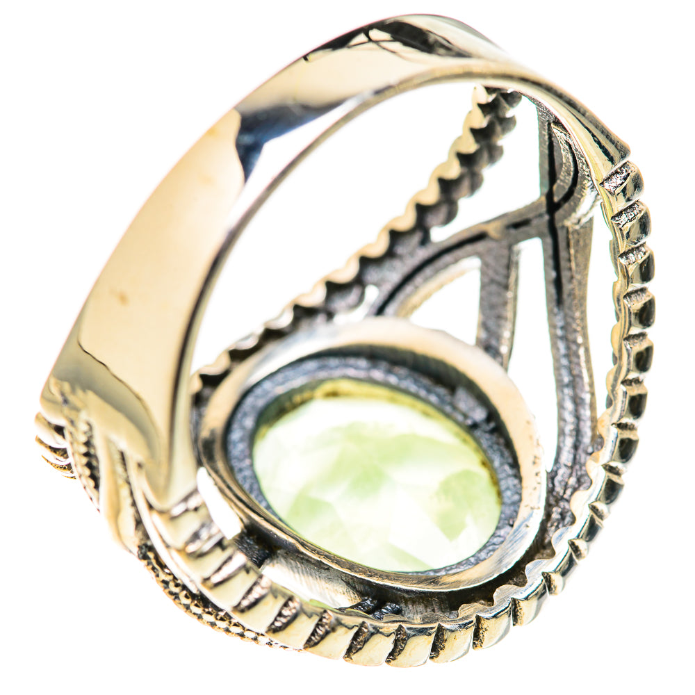 Prehnite Rings handcrafted by Ana Silver Co - RING127637 - Photo 3