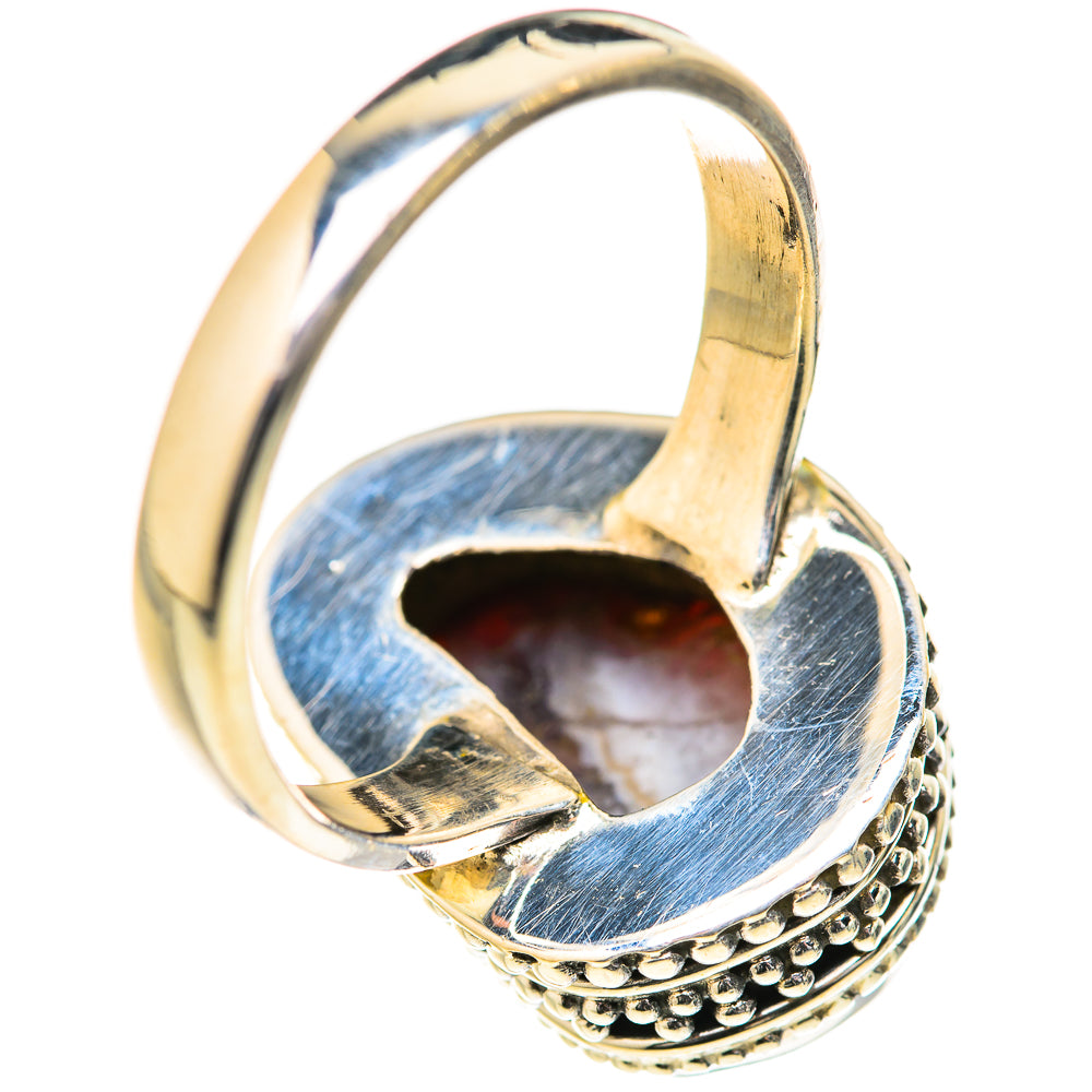 Mexican Fire Agate Rings handcrafted by Ana Silver Co - RING127641 - Photo 3