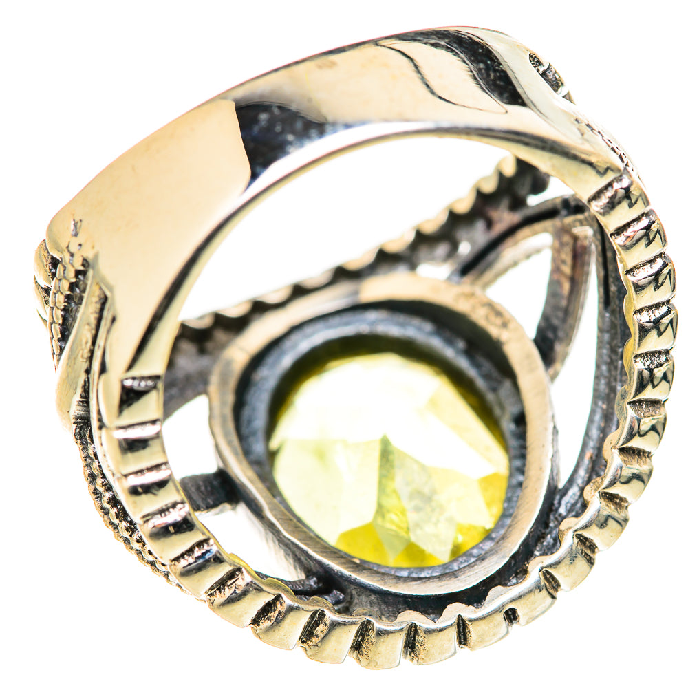 Lemon Quartz Rings handcrafted by Ana Silver Co - RING127652 - Photo 3