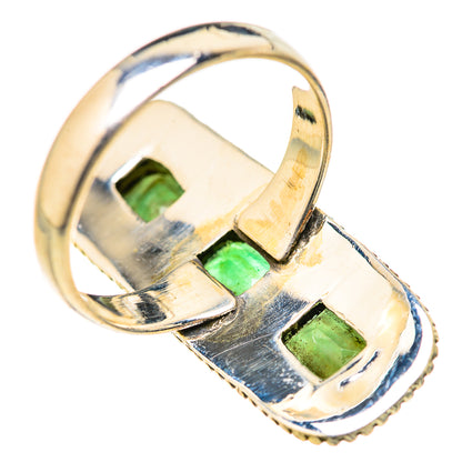 Zambian Emerald Rings handcrafted by Ana Silver Co - RING127659 - Photo 3