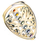 Multi-Stone Rainbow Chakra Rings handcrafted by Ana Silver Co - RING127667 - Photo 3