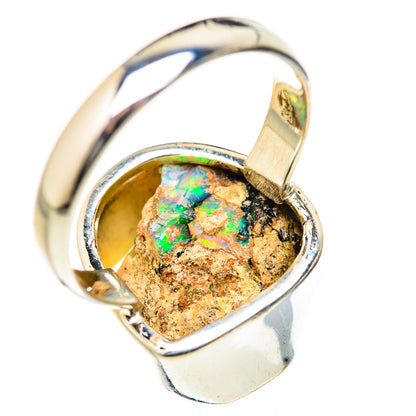 Ethiopian Opal Rings handcrafted by Ana Silver Co - RING127675 - Photo 3