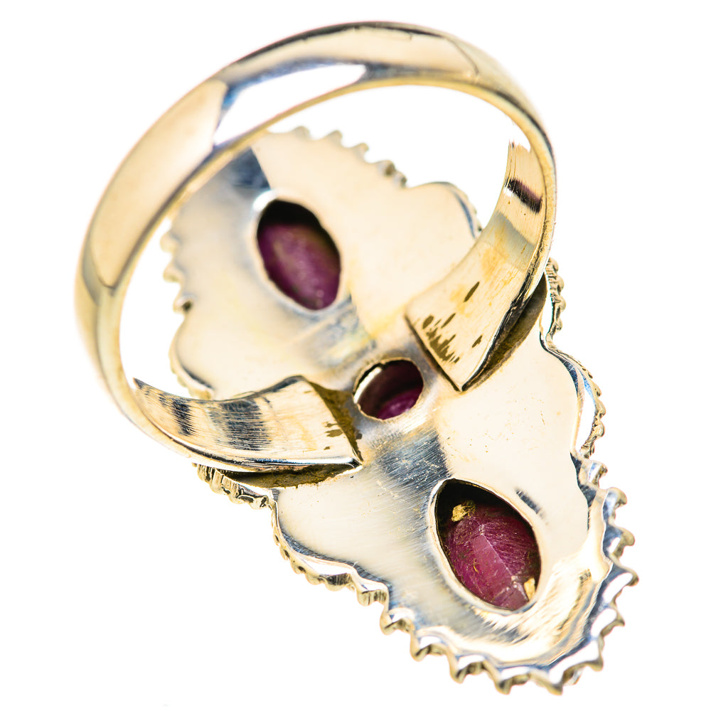 Red Sillimanite Rings handcrafted by Ana Silver Co - RING127690 - Photo 3