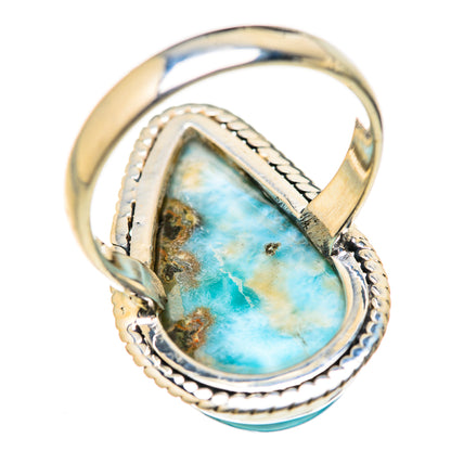 Larimar Rings handcrafted by Ana Silver Co - RING127706 - Photo 3