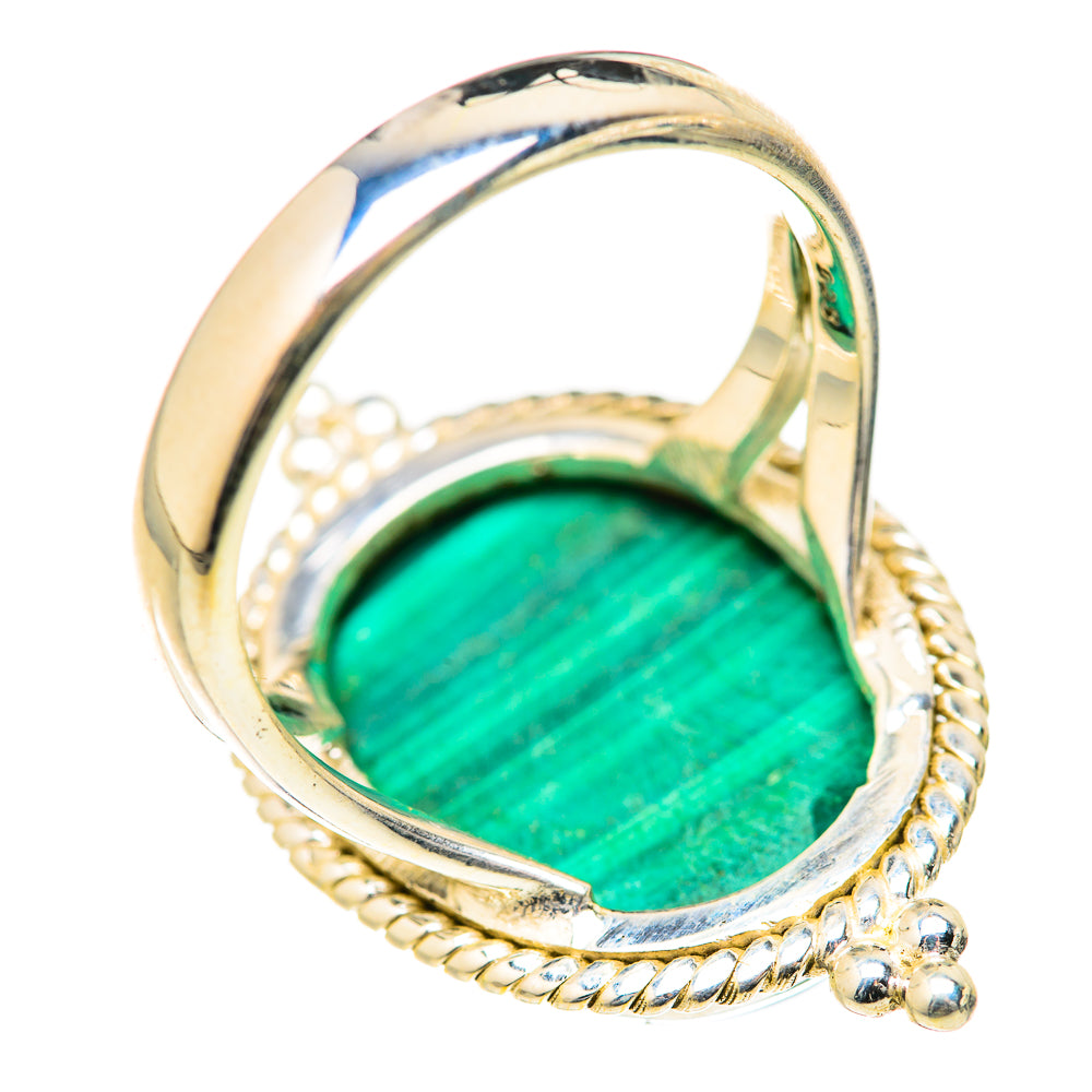 Malachite Rings handcrafted by Ana Silver Co - RING127714 - Photo 3