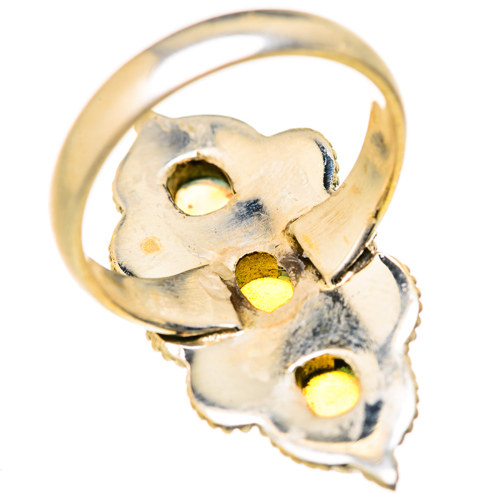 Ethiopian Opal Rings handcrafted by Ana Silver Co - RING127740 - Photo 3