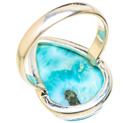 Larimar Rings handcrafted by Ana Silver Co - RING127748 - Photo 3