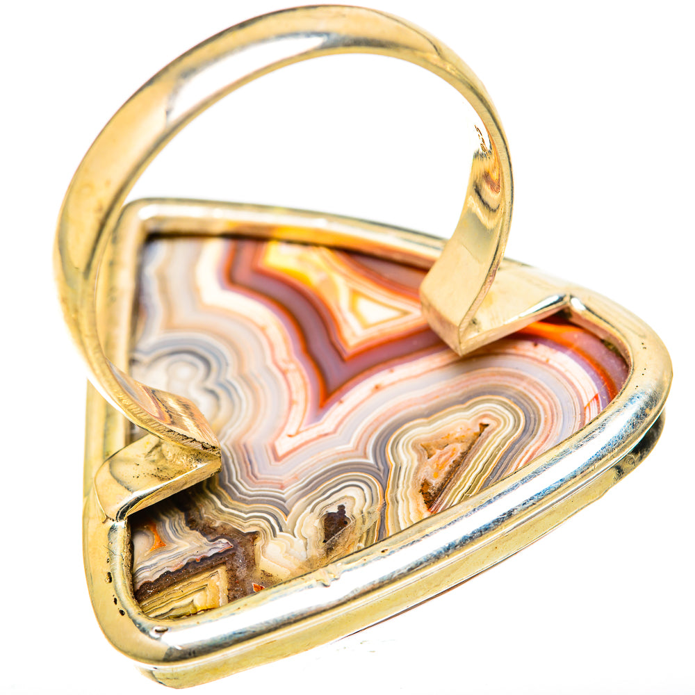 Crazy Lace Agate Rings handcrafted by Ana Silver Co - RING127764 - Photo 3
