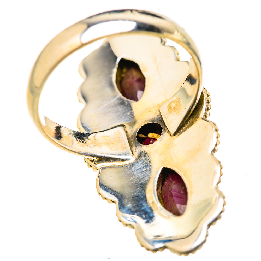 Red Sillimanite Rings handcrafted by Ana Silver Co - RING127766 - Photo 3