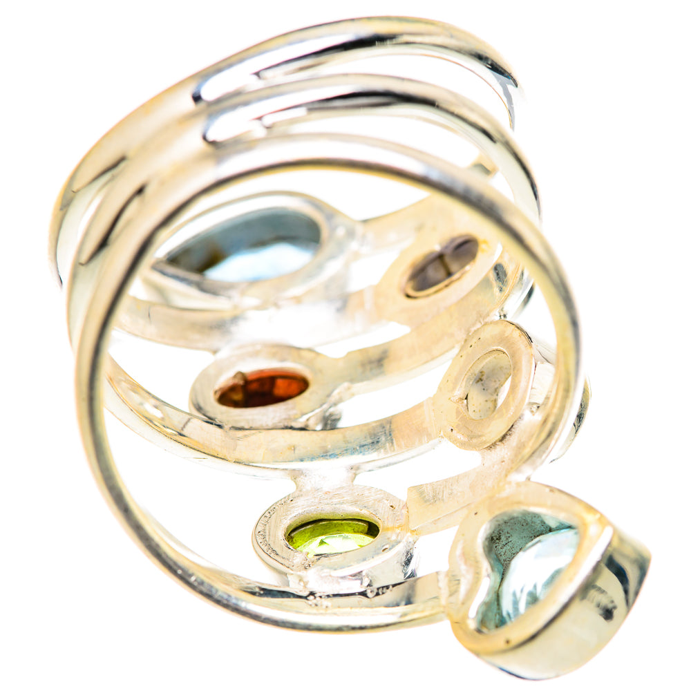 Blue Topaz Rings handcrafted by Ana Silver Co - RING127772 - Photo 3