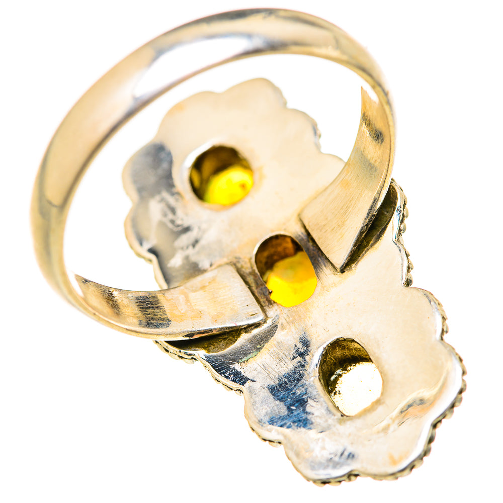 Ethiopian Opal Rings handcrafted by Ana Silver Co - RING127774 - Photo 3