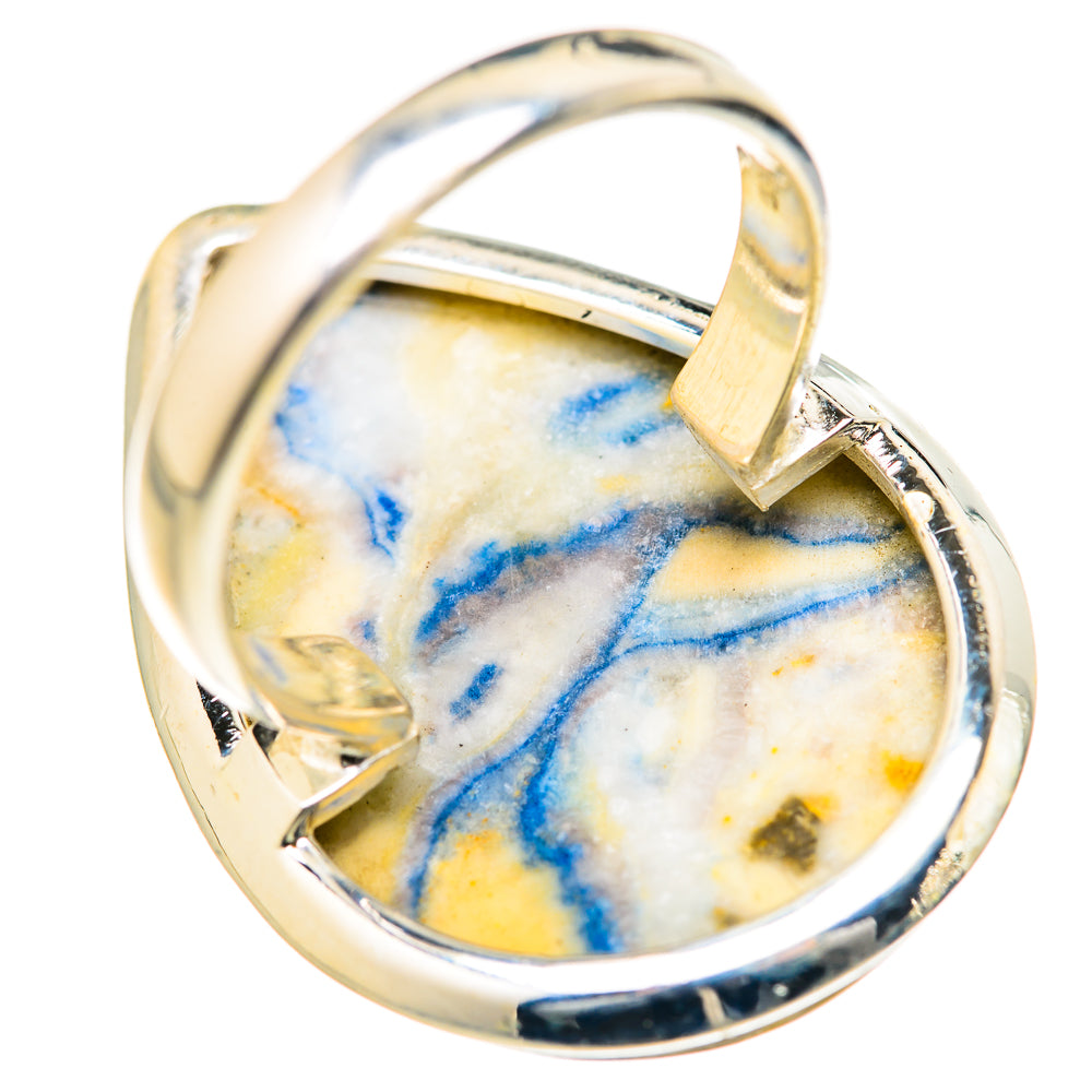 Blue Scheelite Rings handcrafted by Ana Silver Co - RING127782 - Photo 3