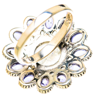 Rainbow Moonstone Rings handcrafted by Ana Silver Co - RING127788 - Photo 3