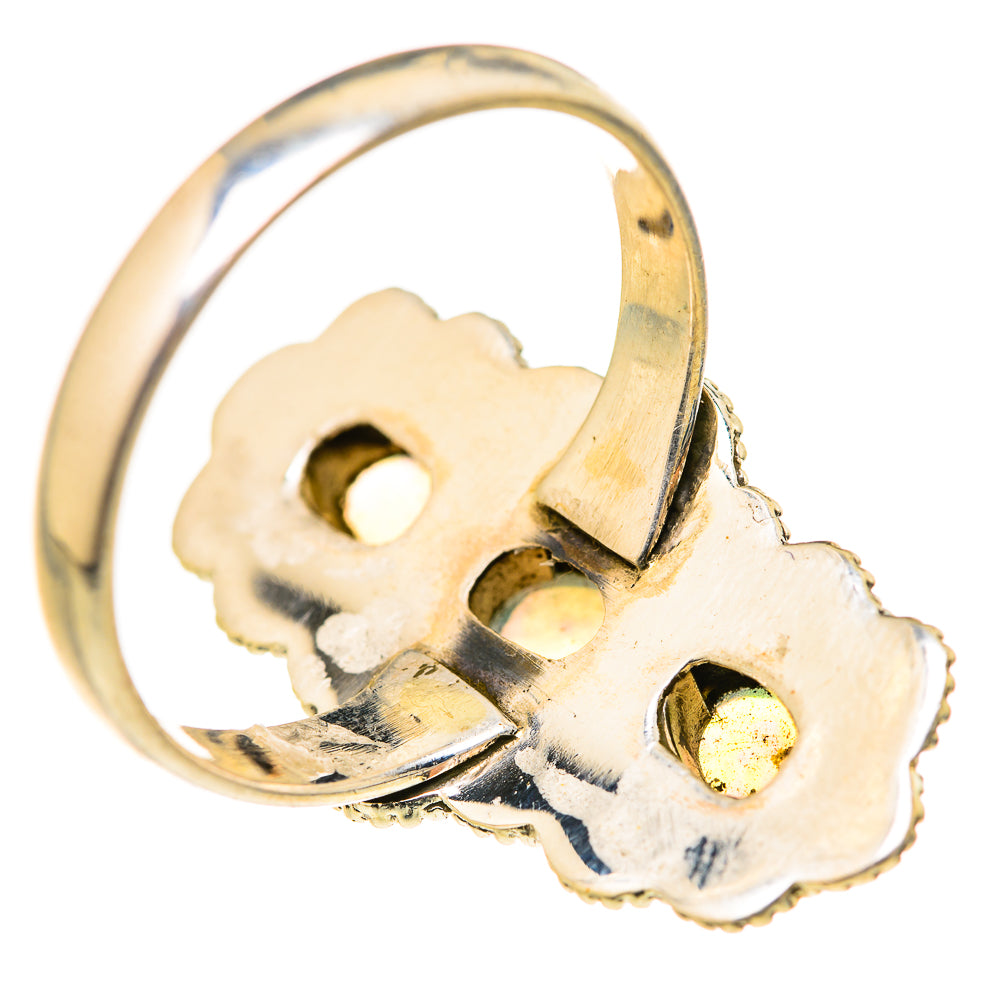 Ethiopian Opal Rings handcrafted by Ana Silver Co - RING127797 - Photo 3