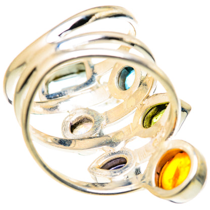 Blue Topaz Rings handcrafted by Ana Silver Co - RING127803 - Photo 3