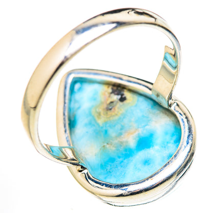 Larimar Rings handcrafted by Ana Silver Co - RING127807 - Photo 3
