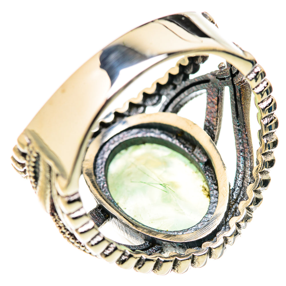 Prehnite Rings handcrafted by Ana Silver Co - RING127813 - Photo 3