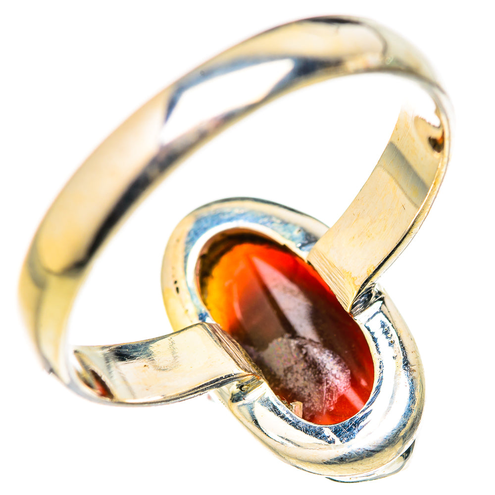 Mexican Fire Agate Rings handcrafted by Ana Silver Co - RING127818 - Photo 3