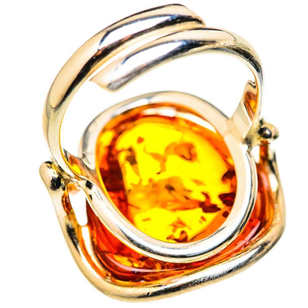 Baltic Amber Rings handcrafted by Ana Silver Co - RING127819 - Photo 3