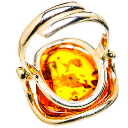 Baltic Amber Rings handcrafted by Ana Silver Co - RING127819 - Photo 3