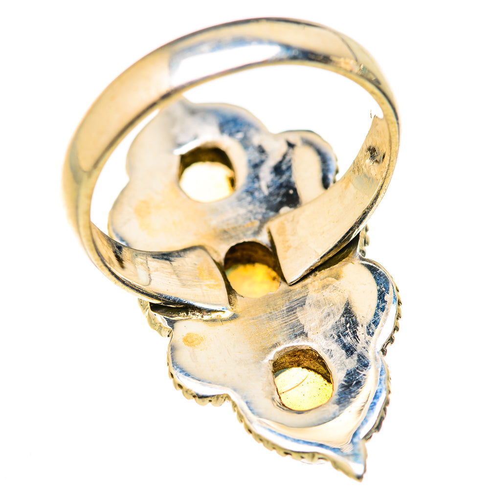 Ethiopian Opal Rings handcrafted by Ana Silver Co - RING127833 - Photo 3
