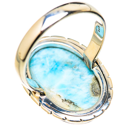 Larimar Rings handcrafted by Ana Silver Co - RING127835 - Photo 3