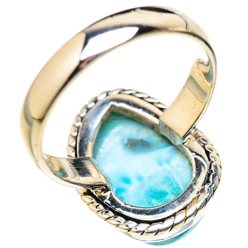 Larimar Rings handcrafted by Ana Silver Co - RING127839 - Photo 3