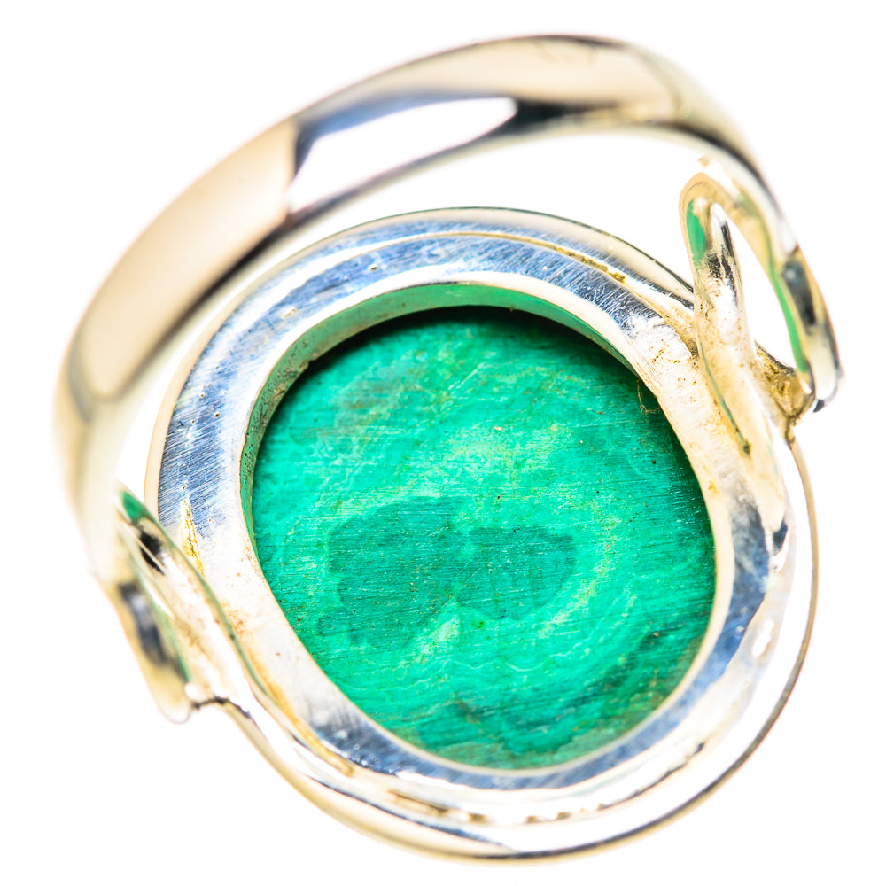 Malachite Rings handcrafted by Ana Silver Co - RING127844 - Photo 3