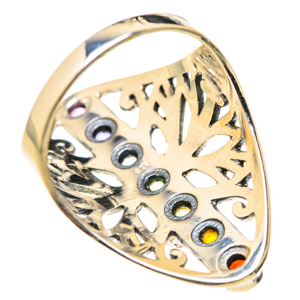 Multi-Stone Chakra Rings handcrafted by Ana Silver Co - RING127856 - Photo 3
