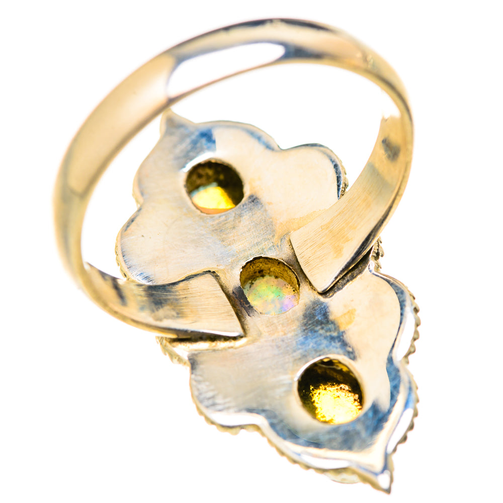 Ethiopian Opal Rings handcrafted by Ana Silver Co - RING127862 - Photo 3