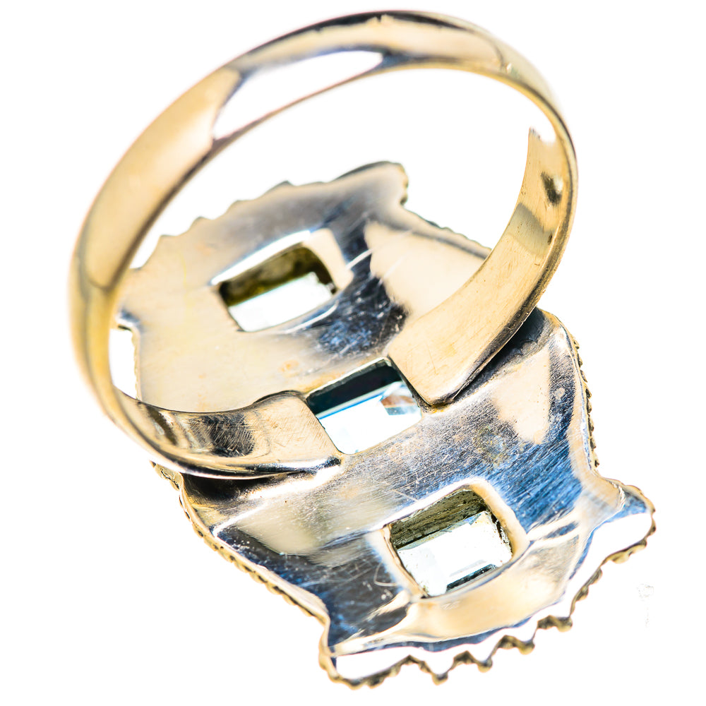 Blue Topaz Rings handcrafted by Ana Silver Co - RING127864 - Photo 3