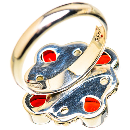 Red Onyx Rings handcrafted by Ana Silver Co - RING127874 - Photo 3