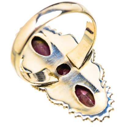 Red Sillimanite Rings handcrafted by Ana Silver Co - RING127875 - Photo 3