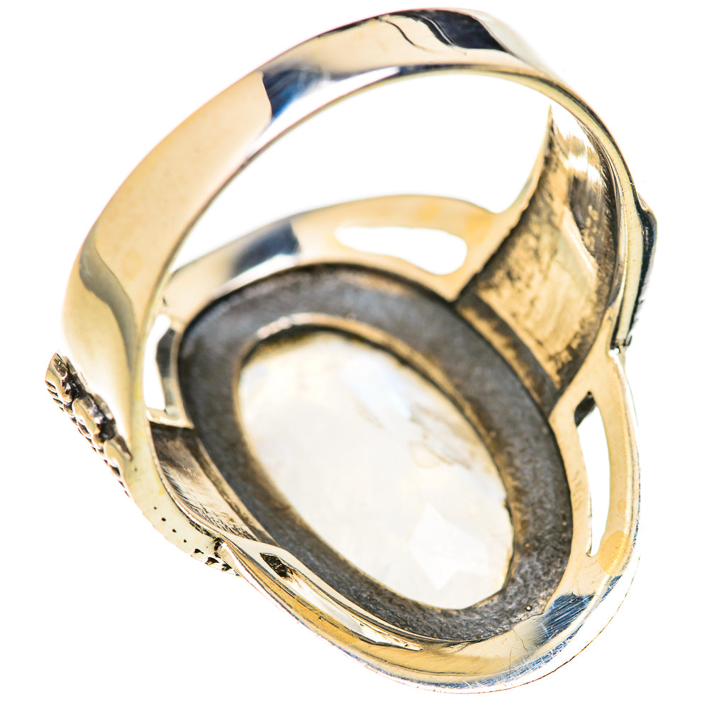 Rainbow Moonstone Rings handcrafted by Ana Silver Co - RING127878 - Photo 3