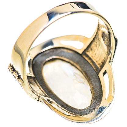 Rainbow Moonstone Rings handcrafted by Ana Silver Co - RING127878 - Photo 3