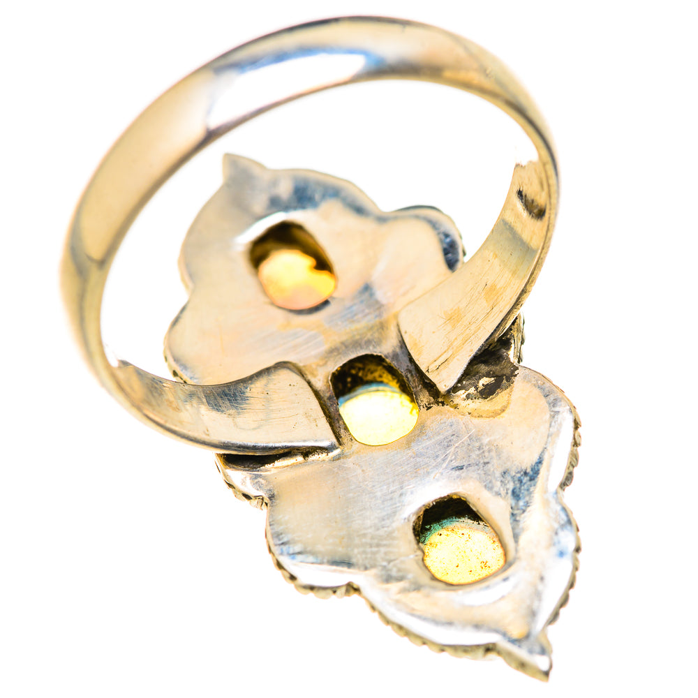 Ethiopian Opal Rings handcrafted by Ana Silver Co - RING127885 - Photo 3
