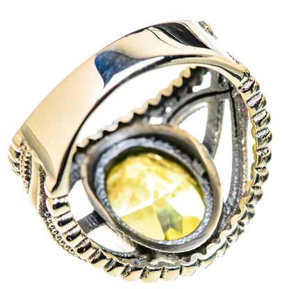 Lemon Quartz Rings handcrafted by Ana Silver Co - RING127887 - Photo 3