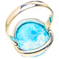 Larimar Rings handcrafted by Ana Silver Co - RING127891 - Photo 3
