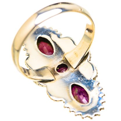 Red Sillimanite Rings handcrafted by Ana Silver Co - RING127901 - Photo 3