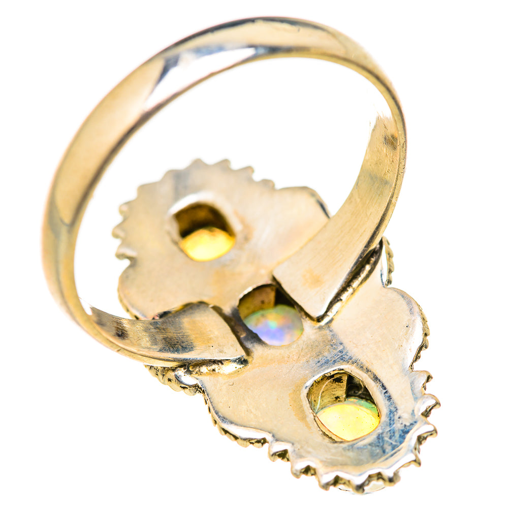 Ethiopian Opal Rings handcrafted by Ana Silver Co - RING127910 - Photo 3