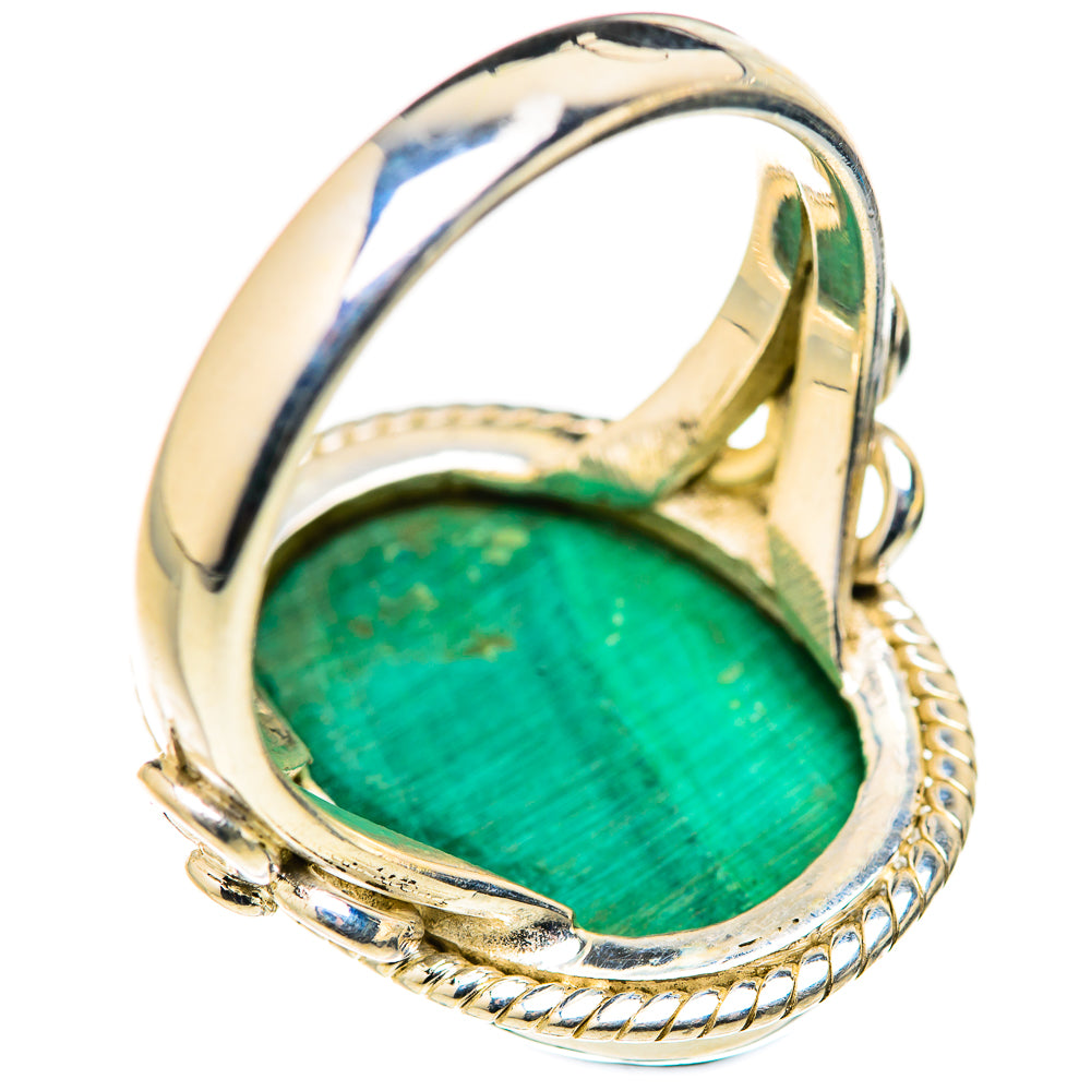 Malachite Rings handcrafted by Ana Silver Co - RING127927 - Photo 3
