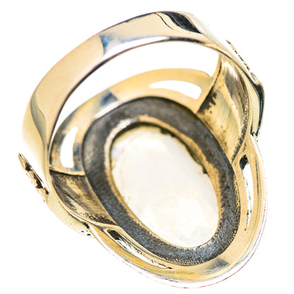 Rainbow Moonstone Rings handcrafted by Ana Silver Co - RING127931 - Photo 3