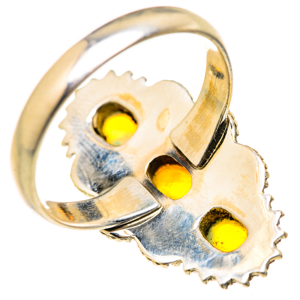 Ethiopian Opal Rings handcrafted by Ana Silver Co - RING127937 - Photo 3