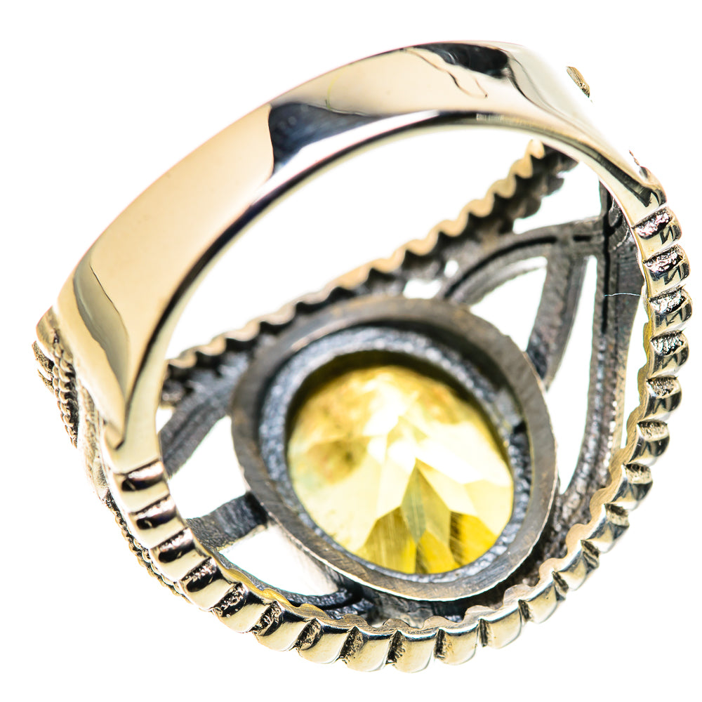 Lemon Quartz Rings handcrafted by Ana Silver Co - RING127938 - Photo 3