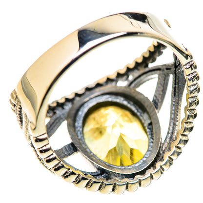 Lemon Quartz Rings handcrafted by Ana Silver Co - RING127938 - Photo 3