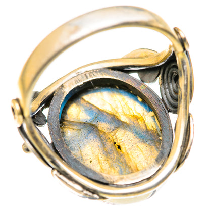 Labradorite Rings handcrafted by Ana Silver Co - RING127943 - Photo 3