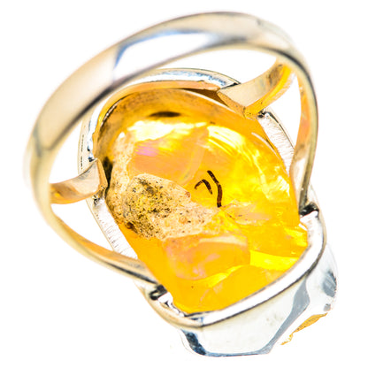 Ethiopian Opal Rings handcrafted by Ana Silver Co - RING127959 - Photo 3