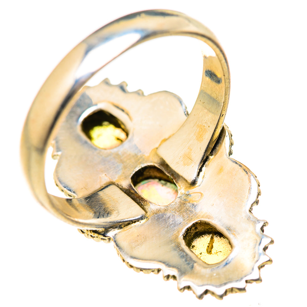 Ethiopian Opal Rings handcrafted by Ana Silver Co - RING127961 - Photo 3